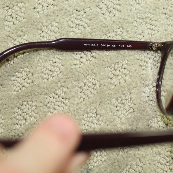 Prada Brown Non-Prescription Lens Glasses VPR 19S-F   50  [] 20  140mm w Case - Picture 4 of 11